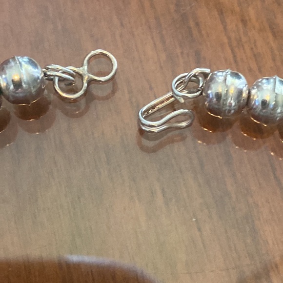 Turquoise, squash blossom necklace - Picture 9 of 11